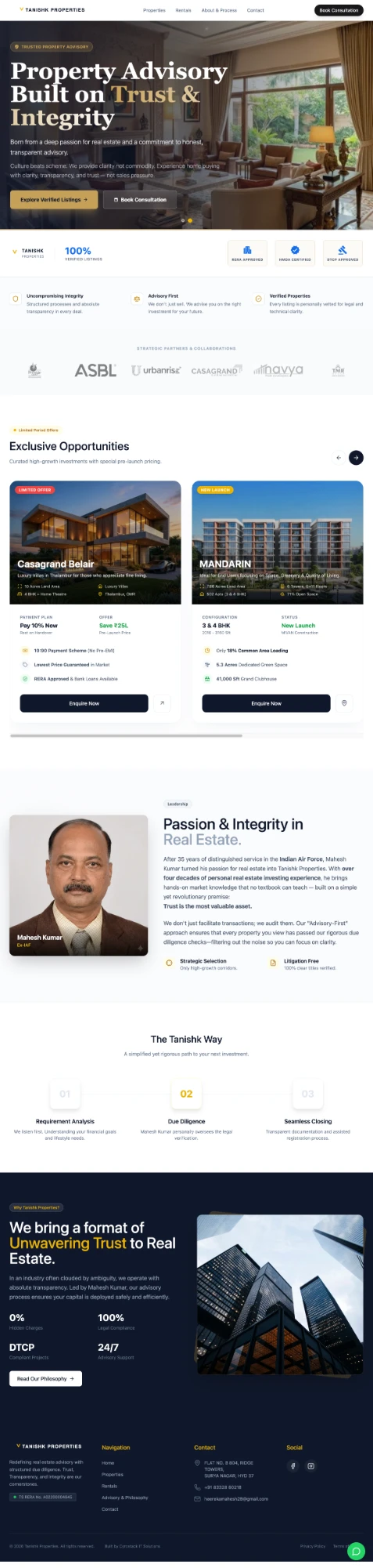 Real Estate Advisory & Listings Platform
